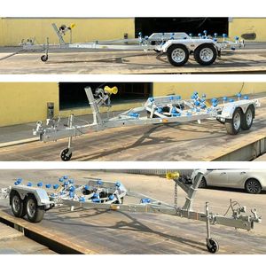 <span class=keywords><strong>Remolque</strong></span> marino Hyroad de 7 m con eje tándem, aleación de aluminio, superficie anodizada, construcción ligera y duradera, <span class=keywords><strong>remolque</strong></span> fiable para embarcaciones. - Product Image 6