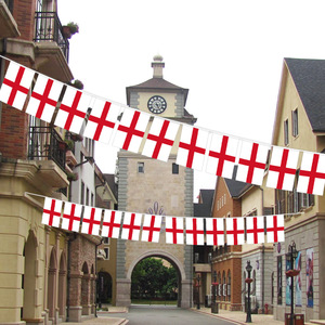 <span class=keywords><strong>Fournitures</strong></span> promotionnelles pour les fans de football-Bannière St <span class=keywords><strong>Georges</strong></span> Cross Bunting pour la fête nationale - Product Image 2
