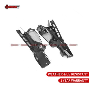 ฝาครอบเครื่องยนต์คาร์บอนไฟเบอร์แบบแห้ง สไตล์ OEM สำหรับ Audi R8 ปี 2007-2011 สำหรับตกแต่งภายในรถยนต์ - Product Image 5