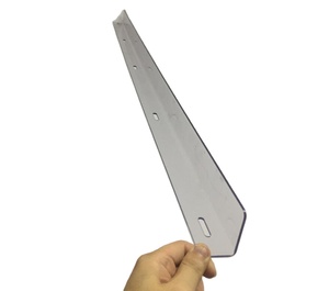 L47.5 Pollici Su Misura L-Forma Magnetico di Plastica Trasparente di Colore Blu PVC Divisori Per Scaffale del Supermercato - Product Image 1