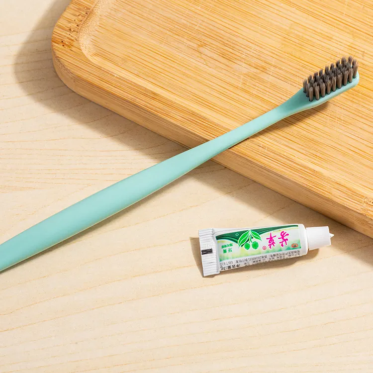 Escova de dentes personalizada para hotel e casa, logotipo adulto, escova de dentes macia