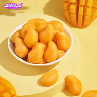 Bonbons pelés Bonbons gommeux Saveurs mélangées Saveur de mangue et collations sucrées en forme de mangue