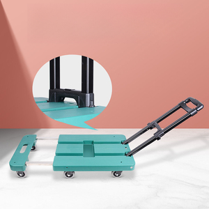 Ev katlama taşınabilir kargo arabası katlanabilir aracı sepeti küçük el alma paketi sonrası posta arabası - Product Image 4