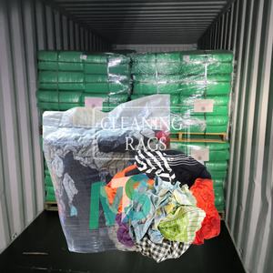 Reclaimed High Cotton Rags 100% Reused Cutting <b>Wiping</b> Rag Cleaning Trapo Industrial Rags in 25kg 10kg Bag - Product Image 1