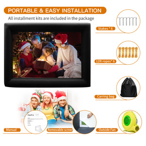 จอฉายภาพยนตร์เป่าลมสำหรับใช้งานกลางแจ้ง พกพาสะดวก ใช้ได้ทั้งในร่ม/กลางแจ้ง สำหรับโฆษณา - Product Image 4