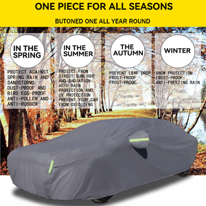 <span class=keywords><strong>Housse</strong></span> <span class=keywords><strong>de</strong></span> <span class=keywords><strong>voiture</strong></span> entièrement enveloppante, épaisse et rembourrée en polyester, imperméable et <span class=keywords><strong>anti</strong></span>-<span class=keywords><strong>grêle</strong></span>, épaisseur 4 mil, <span class=keywords><strong>protection</strong></span> UV à 90 %, style sport <span class=keywords><strong>pour</strong></span> <span class=keywords><strong>voiture</strong></span> - Product Image 5