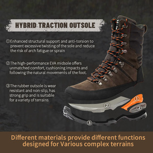 Offres Spéciales Chaussures de <span class=keywords><strong>chasse</strong></span> à col haut imperméables légères Jungle pour hommes - Product Image 5