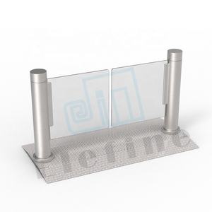 Portail de <span class=keywords><strong>portique</strong></span> Portable de conception mince barrière pivotante cylindrique contrôle d'accès automatique porte de tourniquet de vitesse - Product Image 2