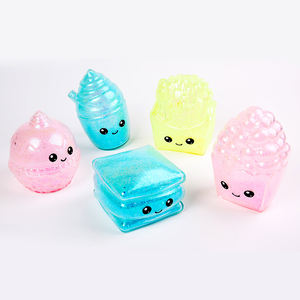 Jouets à presser de haute qualité Ice Cream <span class=keywords><strong>Light</strong></span> 6 pouces Logo personnalisé Excellents jouets de décompression élastiques pour les enfants - Product Image 1