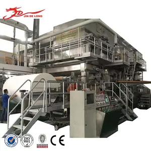 Waste Paper Recycling Machine Pulp Board As Raw Material Crescent Shaped Toilet Paper Machine