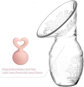 Food Grade Silicone Manual Breast <strong>Pump</strong> <strong>Handfree</strong> Suction Portable Breast <strong>Pump</strong> - Product Image 5