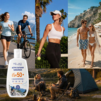 Crème solaire SPF50 résistante à l'eau pendant 80 minutes, protection UV pour les sports de plein air, résistante à la transpiration, légère, non grasse, pour le soin du visage et du corps