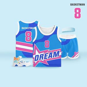 Unisex Sneldrogende Basketbaluniformen Aanpasbare Polyester Sportkleding Set Voor Kinderen Volwassenen Plus Maat Inbegrepen Ademende Functie - Product Image 4