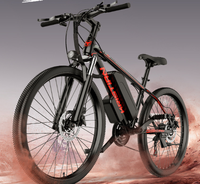Sepeda Gunung Listrik 26-inci 48V Brushless 350W Motor Hub Belakang Baterai Lithium 21-percepatan Langsung dari Pabrik