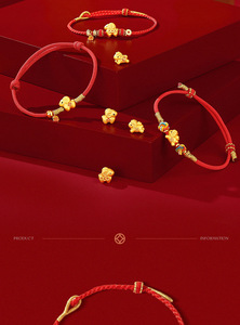 Cadena de cuerda de plata 925 para hombre y mujer, cadena de cuerda al por mayor, cadena de cuerda personalizada unisex, pulsera de hilo rojo. - Product Image 5