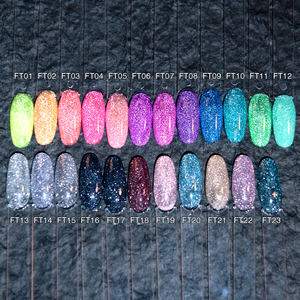 Gel reflectante con purpurina, esmalte <span class=keywords><strong>de</strong></span> <span class=keywords><strong>uñas</strong></span> en Gel con lentejuelas rosas, gel para <span class=keywords><strong>uñas</strong></span> UV <span class=keywords><strong>semipermanente</strong></span>, decoraciones artísticas para <span class=keywords><strong>uñas</strong></span> - Product Image 1