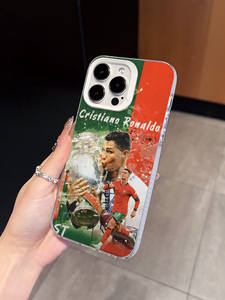 Cover per <span class=keywords><strong>iPhone</strong></span> con Stampa Artistica di Calciatori in Acquerello Rosso e Verde, Custodia Antiurto per <span class=keywords><strong>iPhone</strong></span> 16/15Pro Max - Product Image 4