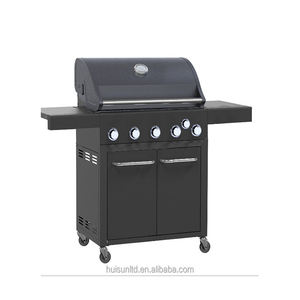 <b>Portable</b> Hs-2530 Model Number Black 6b Outdoor Barbecue Grill Foldable Side <b>Gas</b> Grills Built in Bbq - Product Image 3