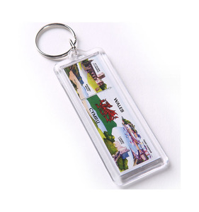 Khóa móc hình chữ nhật bằng <span class=keywords><strong>acrylic</strong></span> 8,3*3,3cm, chưa in, dùng làm móc khóa tự làm - Product Image 4