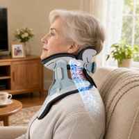 Penyangga Leher Ergonomis untuk Meredakan Spondylosis Serviks, Kerah Serviks Ortopedi, Penyangga Leher yang Dapat Disesuaikan untuk Lansia