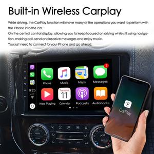 Radio Estéreo para Auto con CarPlay Inalámbrico y Voz AI de 8GB+128GB para Mercedes Benz ML GL W164 ML350 ML500 GL320 X164 ML280 GL350 GL450 GPS - Product Image 6