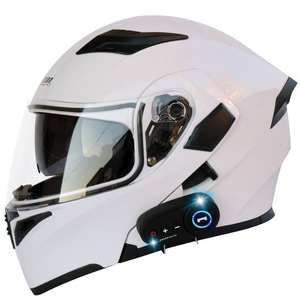 Super Septiembre ECE Cascos de motocicleta Blue-Tooth casco para moto Para motocicleta Casco de cara completa Flip Up Casco Motocicletas - Product Image 5