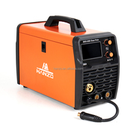 Soudeuse MIG Hanzo Mag Tig Mma Flux Double Pulse IGBT DC Inverter 200 Amp 5-en-1 25KVA 60% de cycle de service 12 mois de garantie Neuf