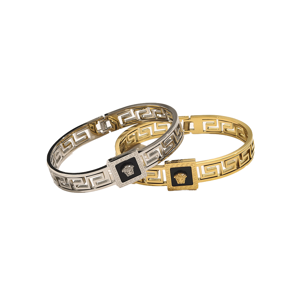 New Arrival Luxury Designer Stainless Steel Fashion Bangles 18k