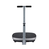 Máquina de vibración de cuerpo entero personalizada, diente azul, 180W con mango, 6 modos, máquina vibradora, placa de vibración de Fitness