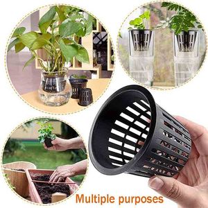 Pots en filet hydroponique <span class=keywords><strong>transparent</strong></span> clair orchidée respirant drainage anti-pourriture racine maille spéciale plastique Phalaenopsis <span class=keywords><strong>pot</strong></span> de <span class=keywords><strong>fleur</strong></span> - Product Image 5