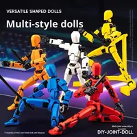 3D假人13机器人动画动作人物聚氯乙烯男孩感觉烦躁玩具自闭症多关节可移动酷小玩意礼物儿童