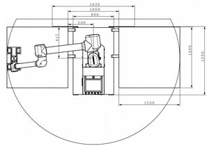 Robot de palettisation, robot d'emballage, palettiseur robotisé de cartons, pince de palettisation 35kg/50kg avec pince à vide CE - Product Image 6
