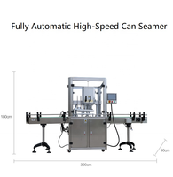 Machine de sertissage automatique électrique professionnelle sur mesure pour boîtes de conserve en aluminium, en fer blanc et en PET, pour pâtes de thon et produits chimiques