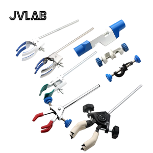 Pince <span class=keywords><strong>de</strong></span> laboratoire à 2/3/4 mâchoires, pince pour flacon et bécher, en métal et caoutchouc antidérapant, pince à chaîne, direction réglable, ajustable - Product Image 2