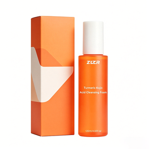 Espuma Limpiadora Facial OEM Herbal Orgánica Hidratante con Cúrcuma, Ácido Kójico y Vitamina C para el Acné - Product Image 4