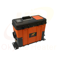 OkyRie-Chauffe-air diesel portable personnalisé 5kw 8kw avec batterie au lithium-Ventilateur de stationnement de camping pour caravanes camion tente bateau vente en gros