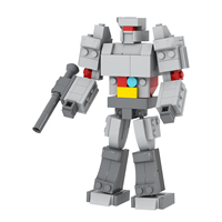 Bloques de Construcción MOOXI MOC1694, 210 Piezas, Robot Deformable, Regalo DIY, Rompecabezas, Juego de Bloques de Construcción de Anime Educativos de Plástico, Juguetes para Niños