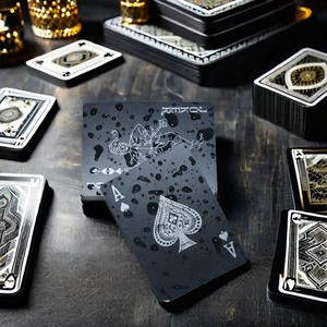 Cartes à jouer de poker pour adultes avec impression personnalisée, design personnalisé, durables, imperméables, en PVC plastique, impression par transfert thermique, sexy, amour, taille personnalisée - Product Image 1