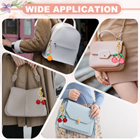 Tasbedel Handtas Fruit Sieraden Acryl Mini Tas Op maat gemaakte Portemonnee Bedel Armband Sleutelhanger Telefoonhoesje Modehanger Bedels Luxe