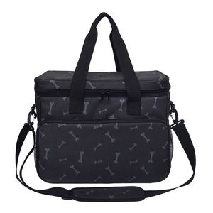 Sac de transport luxueux et portable pour animaux de compagnie, approuvé par les compagnies aériennes, pour les sorties en plein air, les week-ends et le rangement des aliments et des fournitures - Product Image 3