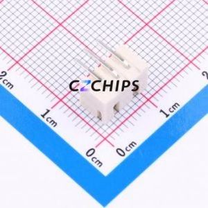 WAFER-XH2.54-3PWZ-Y62 Wire-to-Board Pin Header Bent Lead Through Hole,P=2.5mm Connector 1x3P 2.5mm Right Angle Insert XH - Product Image 2