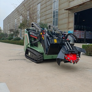 Offre Spéciale bon marché prix Skid Steer roue/piste Mini Skid Steer Stump Grinder à vendre - Product Image 2