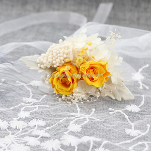 Ramillete de <span class=keywords><strong>Flores</strong></span> Eternas <span class=keywords><strong>Preservadas</strong></span> para Damas de Honor de Boda, Rosa, Graduación, Acción de Gracias, Duradero de 3 a 5 Años, Natural, al por Mayor - Product Image 6