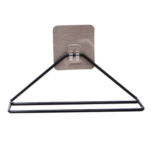 <b>Wall</b> Mounted Triangular <b>Shoe</b> <b>Rack</b> Black Iron <b>Shoe</b> Storage For Bathroom Home Use - Product Image 5