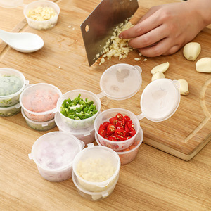 Disposable Sauce <b>Container</b> <b>Small</b> Round Plastic Cup With Lid For Condiments Takeout Packaging Vinegar Soy Sauce - Product Image 3