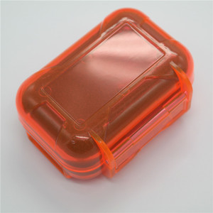 Abs Earphone Storage Case For Earbuds Blue Black Orange Transparent Headphone <b>Cable</b> Box - Product Image 4