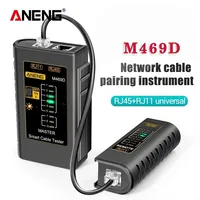 Testeur de câble réseau ANENG M469D RJ45 RJ11, détecteur de câble intelligent à distance pour ligne téléphonique et installation LAN