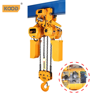 KOOD卸売価格 1 2 3 5 10トン 380V/220V 3相電動チェーンホイストと電動チェーンブロック（トロリー付き） - Product Image 1