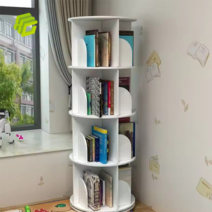Fábrica al por mayor tablero de espuma de PVC de alta calidad hecho muebles para el hogar uso General y librería uso específico estantería moderna - Product Image 4