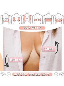 Boob Tape BoobTape Bande de corps étanche à la sueur Lifting des seins Forme de poussée Soutien-gorge collant Sport Tape Boobtape pour Lifting des seins - Product Image 6